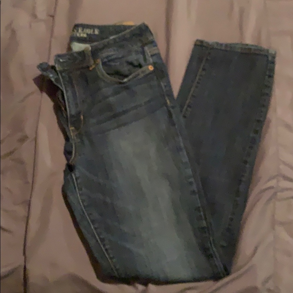 American eagle size 8 high rise skinny